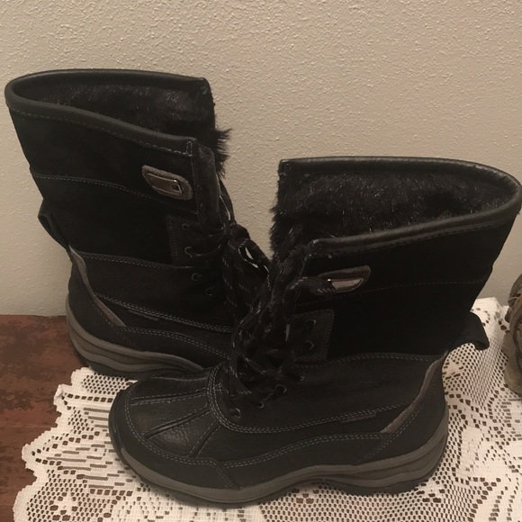 Clarks Privo Sz 6 Faux Fur Lined Winter Boots - Picture 3 of 12